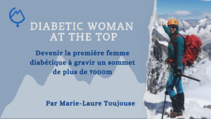 Diabetic woman at the top